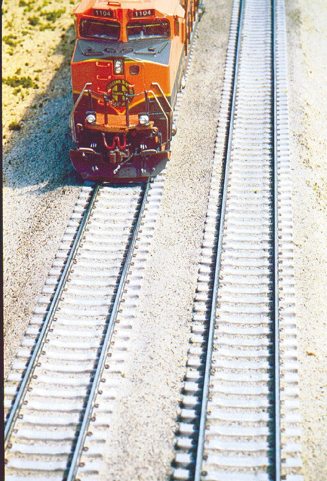 Micro Engineering 10-105 Code 83 FLEX TRACK Concrete Ties 3' Code 83 Track 6 Pieces HO Scale