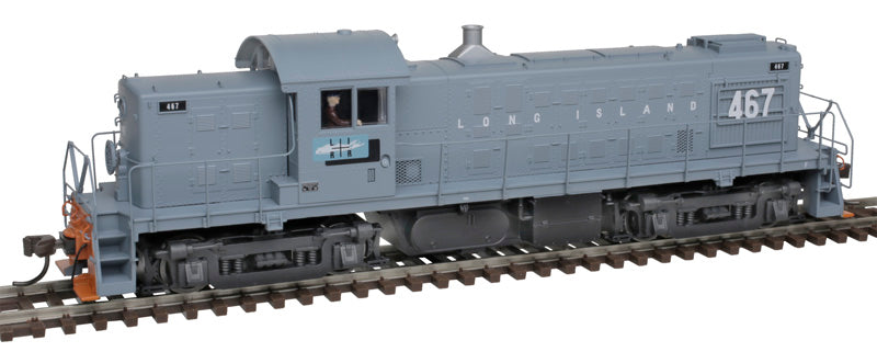 Atlas 10003007 ALCO RS-1 - Long Island #467 (Early 1950s, gray, blue) - DCC & Sound HO Scale