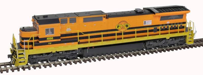 Atlas 10004200 DASH 8-40C Providence & Worcester #4051 (orange, yellow) front & rear ditch lights DCC & Sound HO Scale