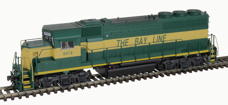 Atlas 10004240 EMD GP40-2 Atlanta & St. Andrews Bay #6419 (Front & Rear Ditch Lights, green, yellow) DCC & Sound HO Scale
