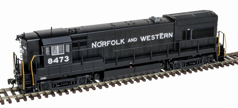 Atlas 10004288 GE U30B N&W Norfolk & Western #8473 (black, yellow) DCC & Sound HO Scale