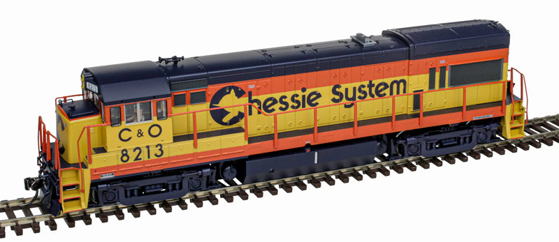 Atlas 10004286 GE U30B Chessie System C&O #8216 (yellow, blue, vermillion) DCC & Sound HO Scale
