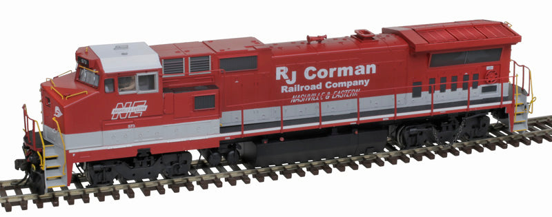 Atlas 10004339 GE Dash 8-40BW RJ Corman #573 (red, silver, white) DCC & Sound HO Scale