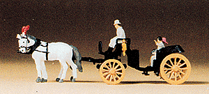 Image for 590-79481 Horse & carriage-black