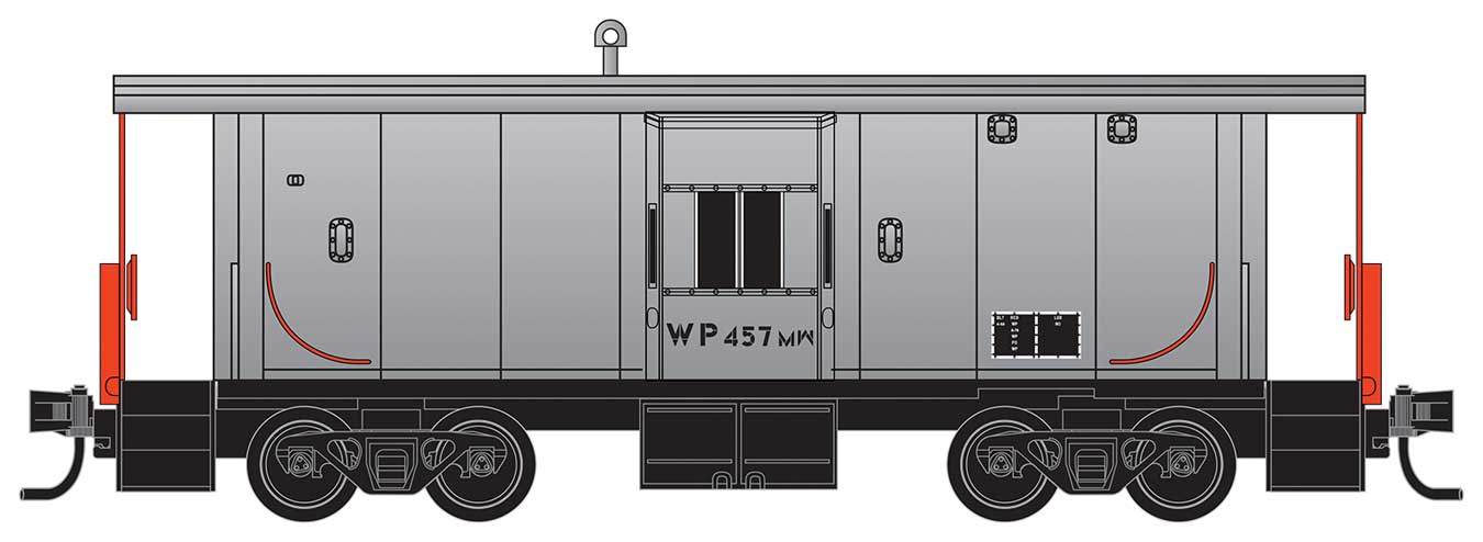 Image for 489-13000300 MOW Caboose WP #457MW