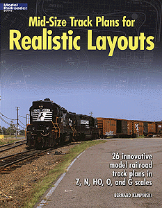 Kalmbach Publishing Co 12424 Mid-Size Track Plans for Realistic Layouts