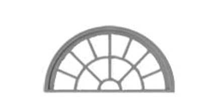 Image for 293-2091 13-Pane 1/2-Rnd Masnry 3/