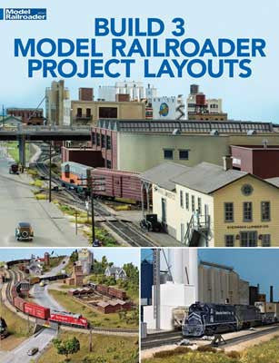 Kalmbach Publishing Co 12821 Build 3 Model Railroader Project Layouts -- Softcover, 112 Pages