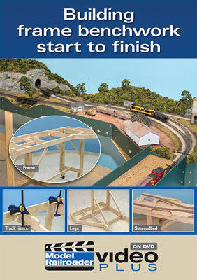Kalmbach Publishing Co 15300 Building Frame Benchwork Start to Finish DVD -- 1 Hour, 11 Minutes