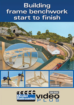 Kalmbach Publishing Co  15300 Building Frame Benchwork Start to Finish DVD -- 1 Hour, 11 Minutes