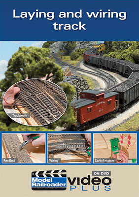 Kalmbach Publishing Co 15303 Laying and Wiring Track DVD -- 1 Hour, 25 Minutes