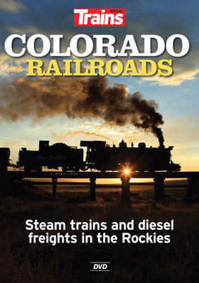 Kalmbach Publishing Co  15115 Colorado Railroads DVD -- Steam trains & diesel freights in the Rockies