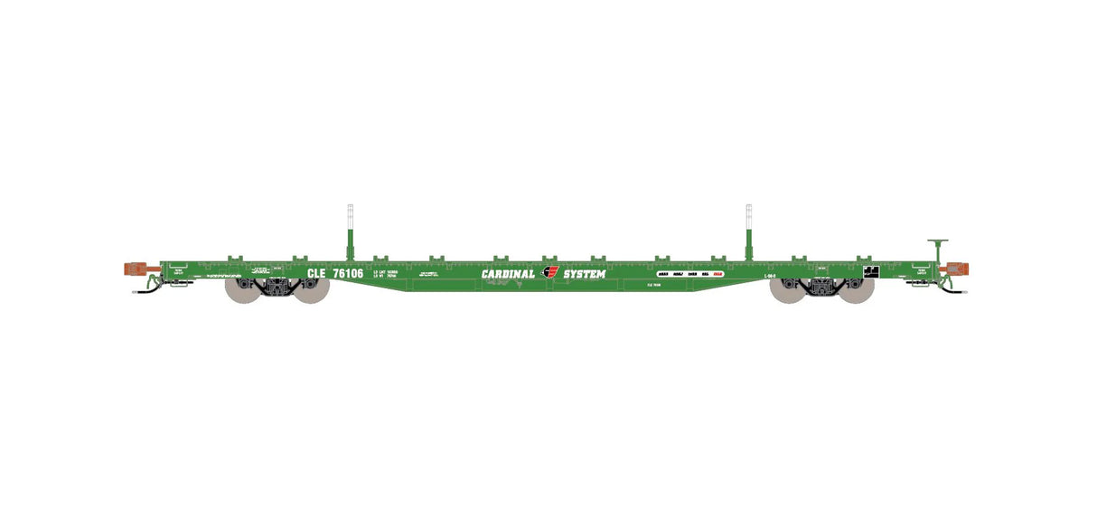 HomeShops HFF-013-001 CLE 76106 - HO-Scale Cardinal System ScaleTrains BSC Finger Rack Flatcar