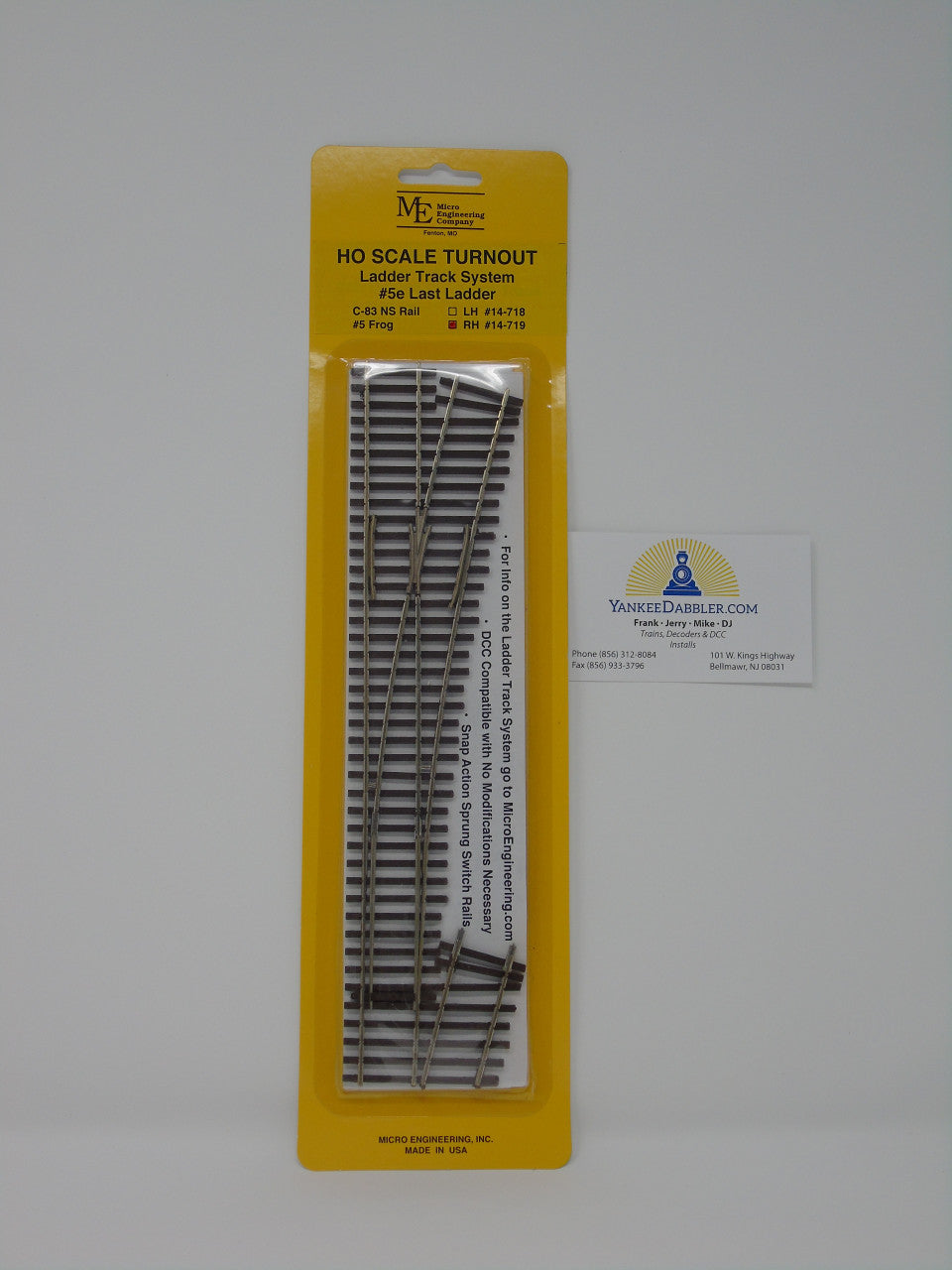 Micro Engineering 14-719 HO Code 83 #5e Last Ladder Right Hand Ladder Track System HO Scale