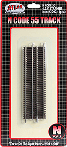 2003 Atlas / 4.25" STRAIGHT  Code 55 (Scale=N) #150-2003