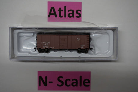 Atlas 50003362 40' PS-1 Boxcar NYS&W Susquehanna #401 N Scale