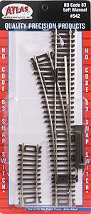 542 Atlas / Manual - Left Hand Code 83 (Scale=HO) #150-542