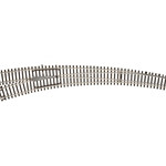 595 Atlas / Curved Turnout Left Hand- Customline(R) Mark IV - Inside Radius 22", Outside 30" Code 83 (Scale=HO) #150-595