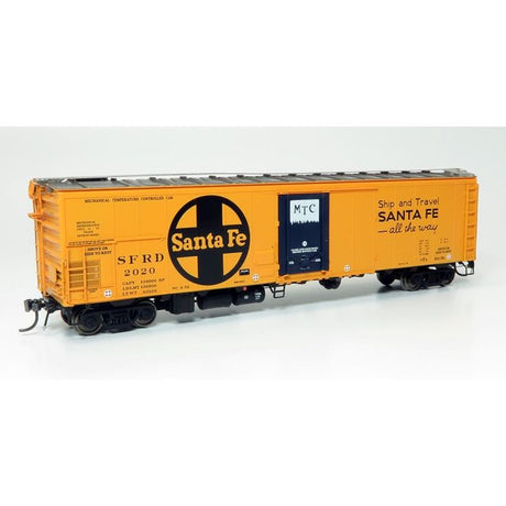 Rapido 15606-2177 Santa Fe RR-56 Mechanical Reefer: Santa Fe All The Way Slogan #2177 HO Scale