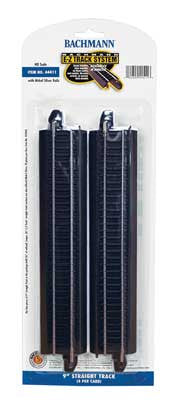 44411 Bachmann / E-Z Track 9" Straight Track 4 Pieces (Scale=HO) 160-44411