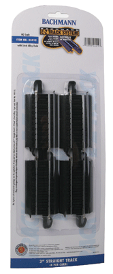 44412 Bachmann / E-Z Track 3" Straight Track 4 pieces (Scale=HO) 160-44412