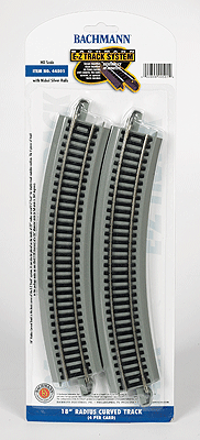 44501 Bachmann / E-Z Track NS 18" Radius Curved 4 Pieces (Scale=HO) 160-44501