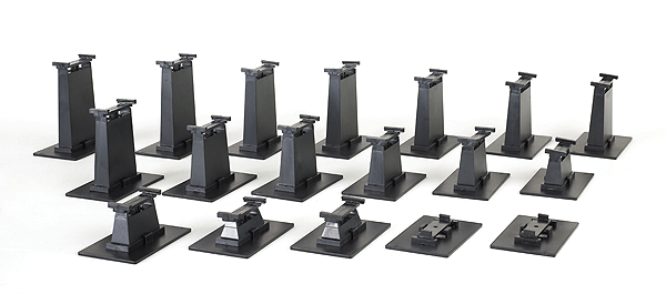 44595 Bachmann / E-Z Track Graduated Pier Set 18 Pieces (Scale=HO) 160-44595