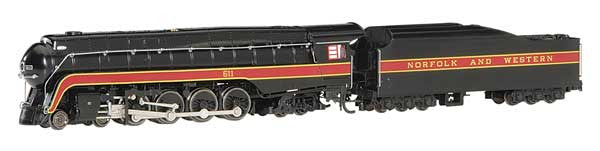 Bachmann 53253 "N" Scale RailFan N&W # 611(black, maroon) - Econami DCC Sound Value - Spectrum(R) (Scale=N) Part#160-53253