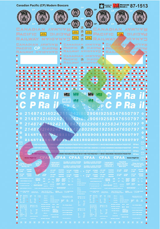 Image for 460-871513 CP Modern Boxcars 1970+