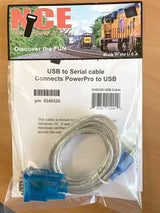 NCE 320 USB to Serial Cable for Power Pro All Scale