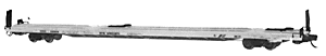 Image for 489-71030 89' TOFC flat Erie West