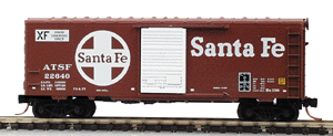 Image for 489-73010 40' Std Boxcar sd ATSF