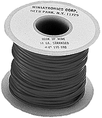 Image for 475-4818001 Wire 18ga sgl 100' black