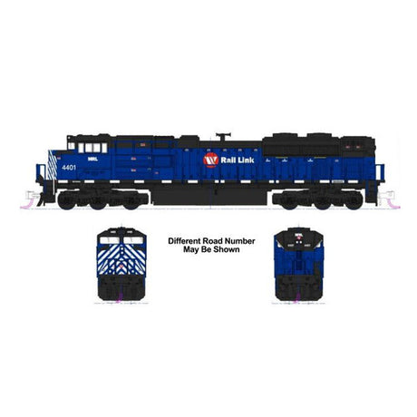 Kato 176-8531 SD70ACe MRL Montana Rail Link #4401 (blue, white, red) N Scale