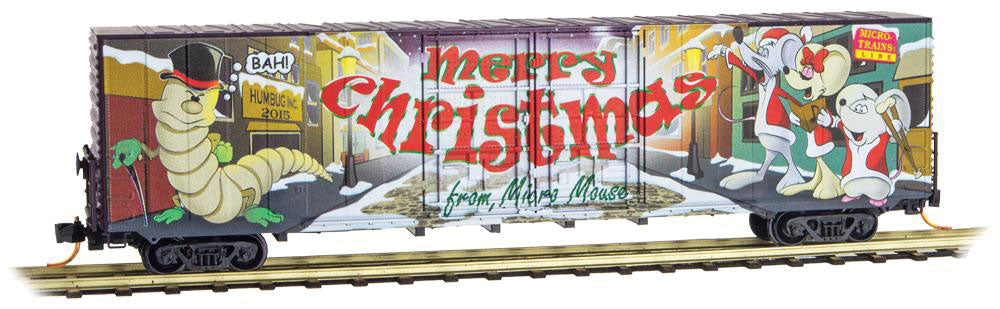 Image for 489-10200110 Xmas Boxcar Micro Mouse