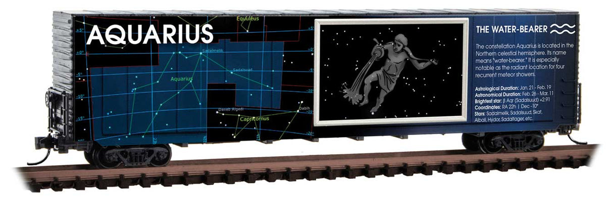 Image for 489-10200213 Zodiac Car Aquarius