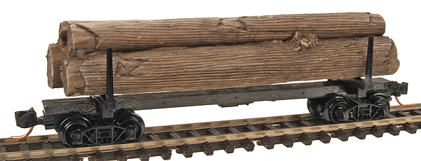 Image for 489-11400060 40' Log Car Mdrn w/Uprght