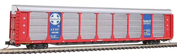 Image for 489-11100130 89' Auto Rack ATSF #88099