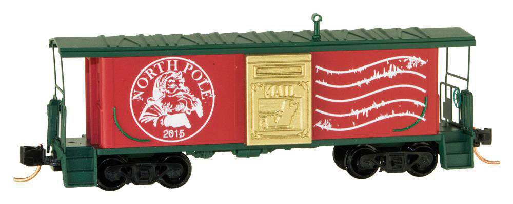 Image for 489-13000170 Xmas Postcard Caboose