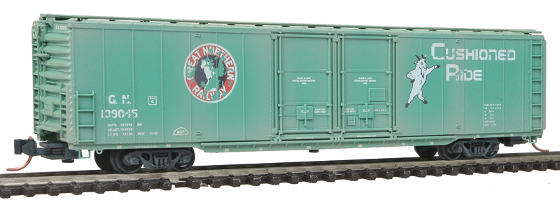 Image for 489-12244030 60' Boxcar GN Weatherd