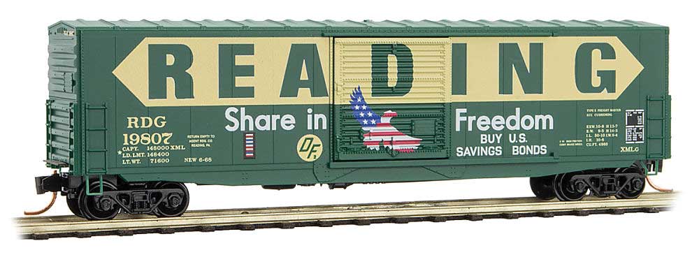 Image for 489-18000060 50' Boxcar RDG #19807