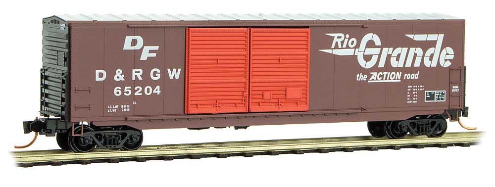 Image for 489-18200010 50' Std Box DRGW #65204