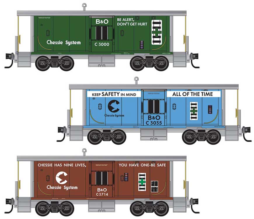 Image for 489-98302295 Chessie Caboose Pack #1