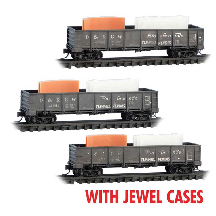 Image for 489-98302244 Gon w/Load DRGW 3/ case