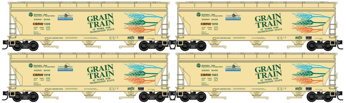 Image for 489-98300244 CBRW Grain Train 4-Car Pk