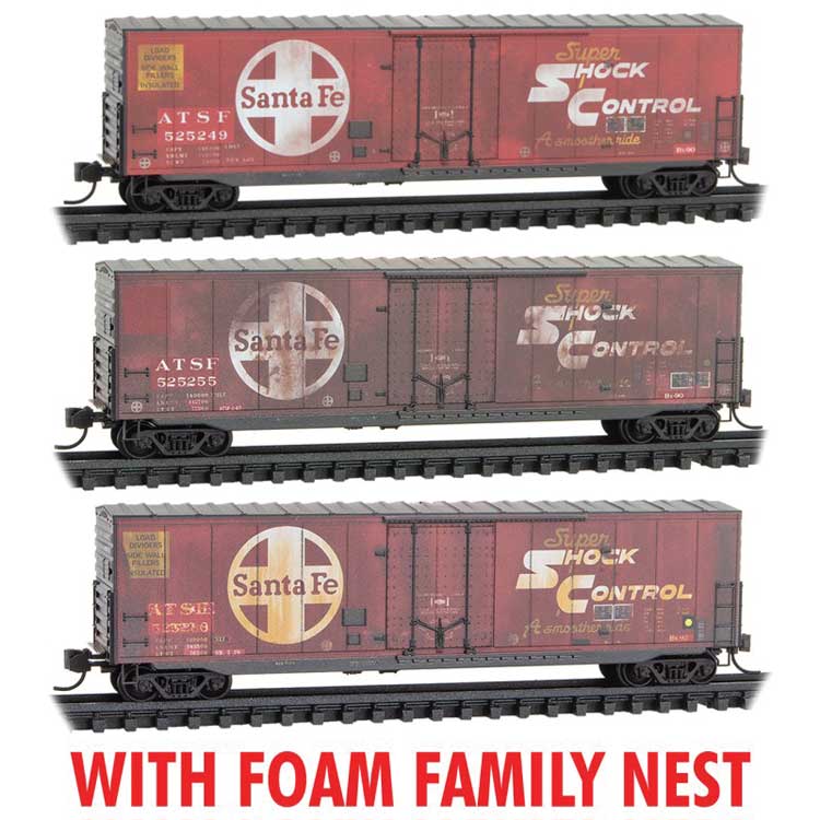 Image for 489-99305023 50' Box Wthr ATSF 3/foam