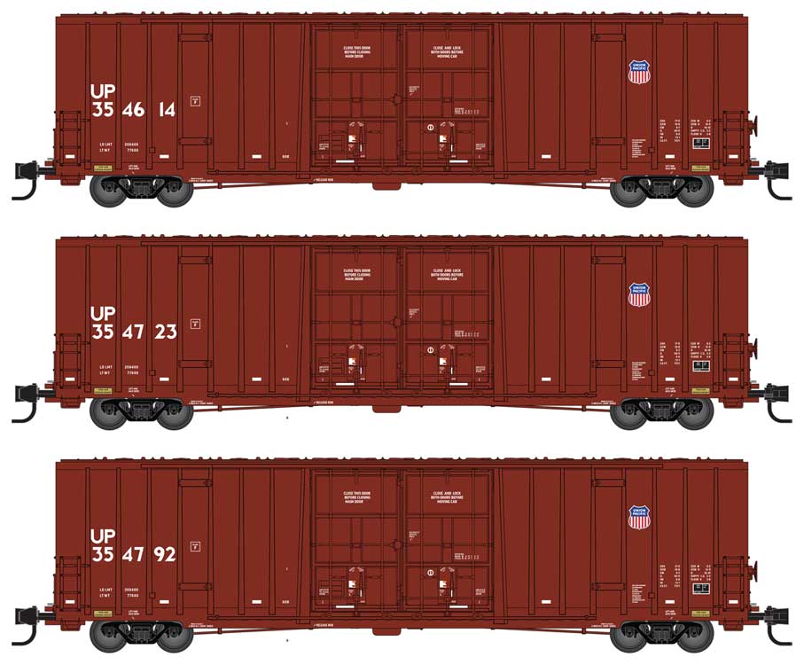 Image for 489-99302150 60' HC Boxcar 3-Pk UP