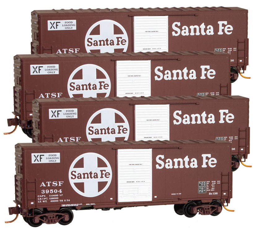 Image for 489-99300102 40' Box Runner Pk ATSF 4/