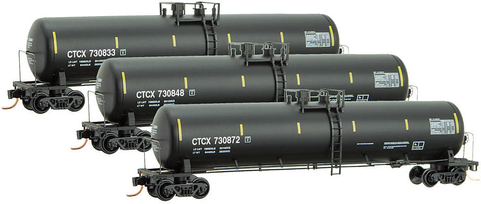 Image for 489-99300147 56' Tank Car CTCX 3-Pack