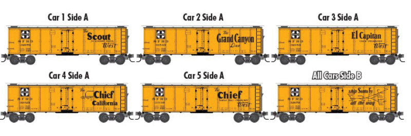 Image for 489-99301480 Reefer ATSF Slgan/Map 5/